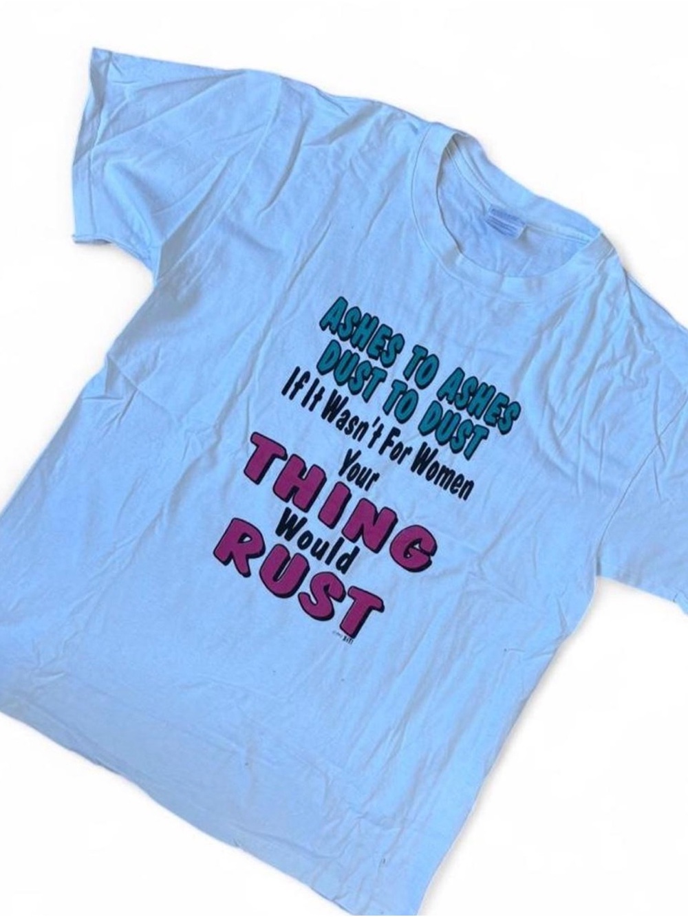 Kids Light Blue Graphic Tee - 'Thing Would Rust'